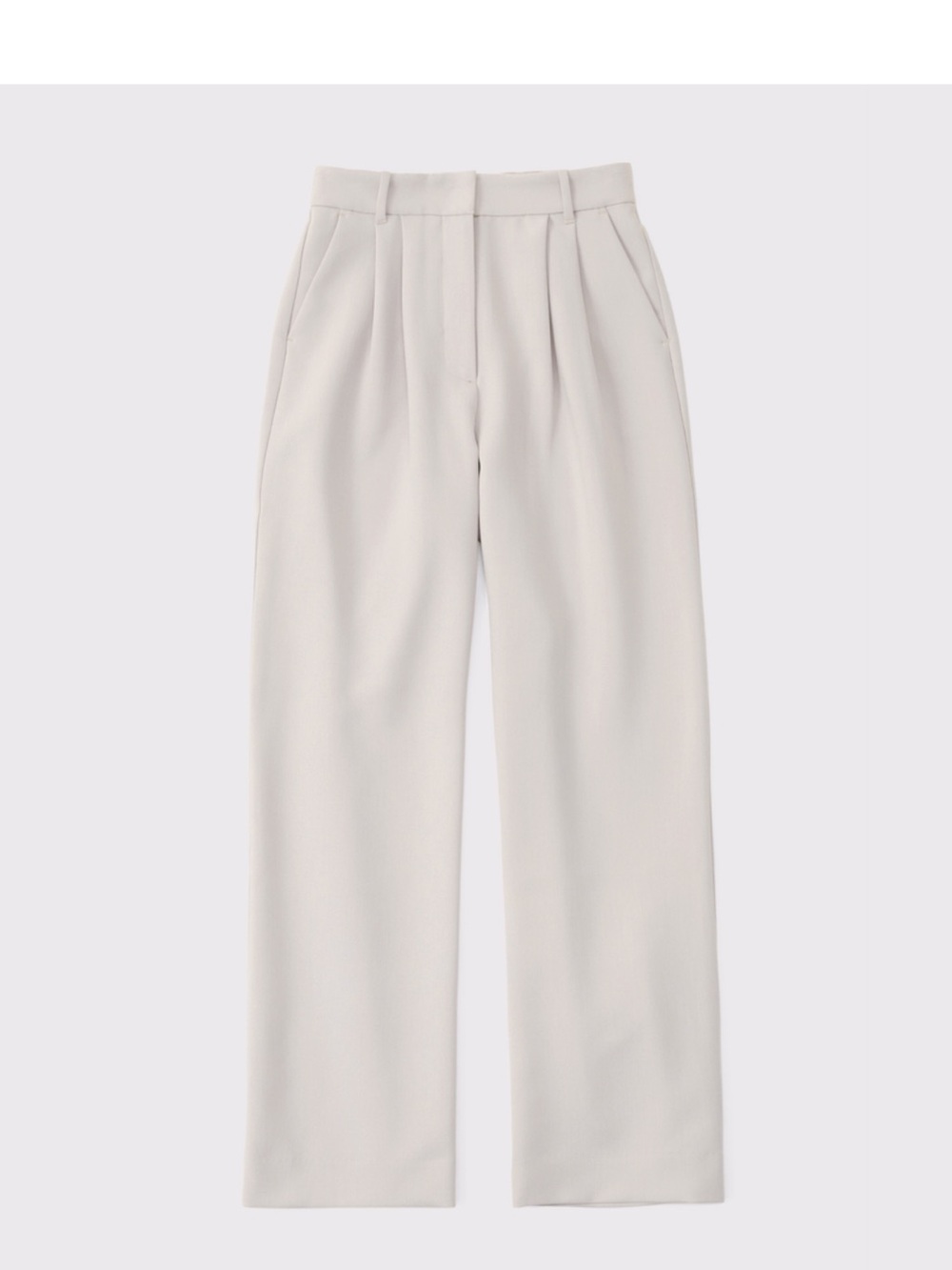 Abercrombie & Fitch Sloan Tailored Wide Leg Pants - Navy - Picture 11 of 11